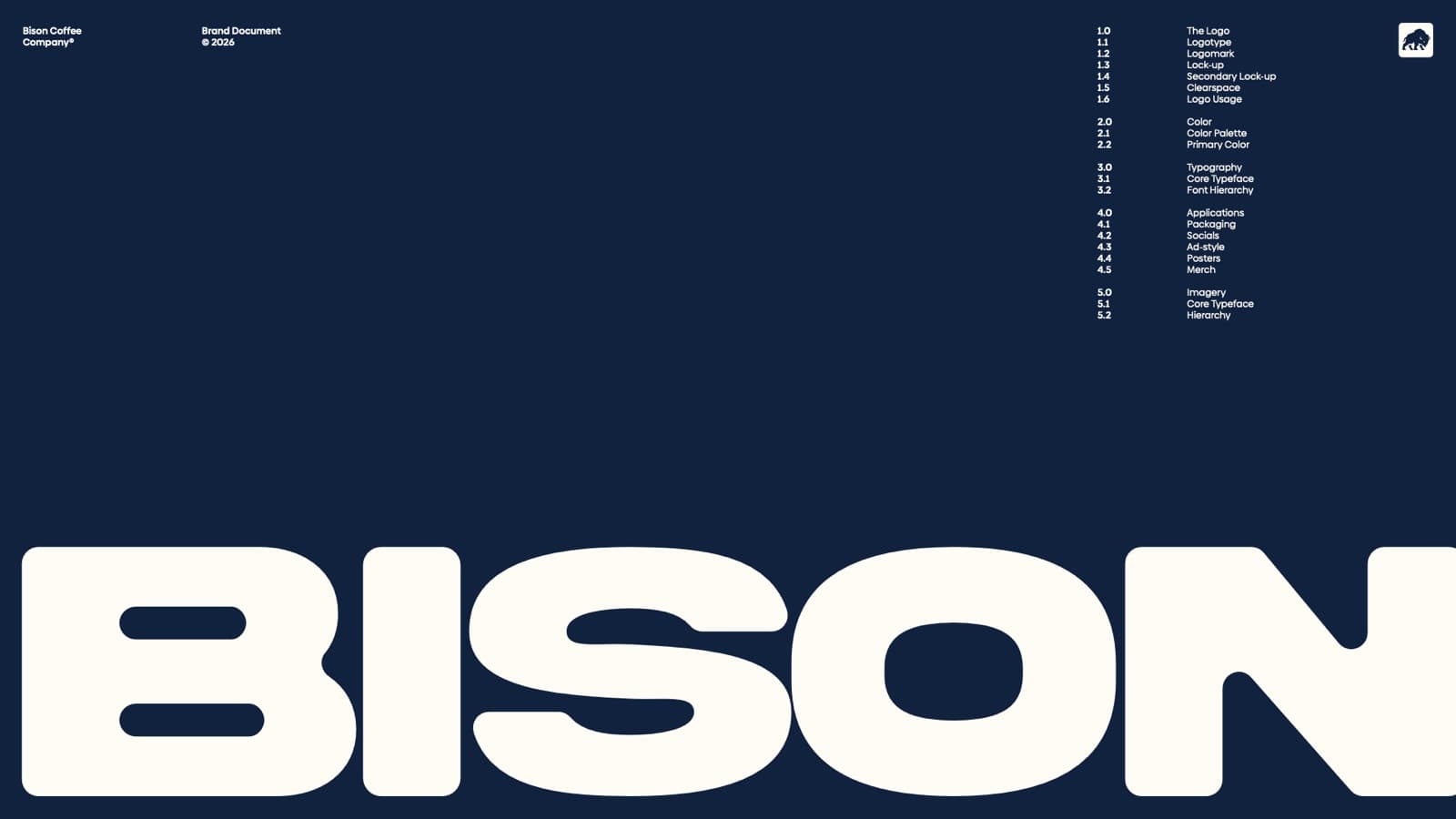the Bison wordmark