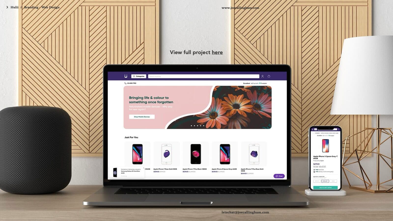 web shop on laptop and phone (p8)