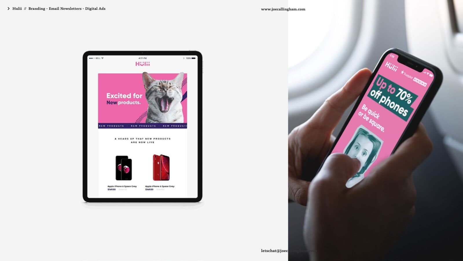 email newsletter and digital ads (p9)