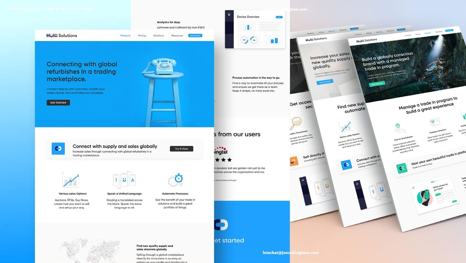 Hulii Solutions site pages (p12)